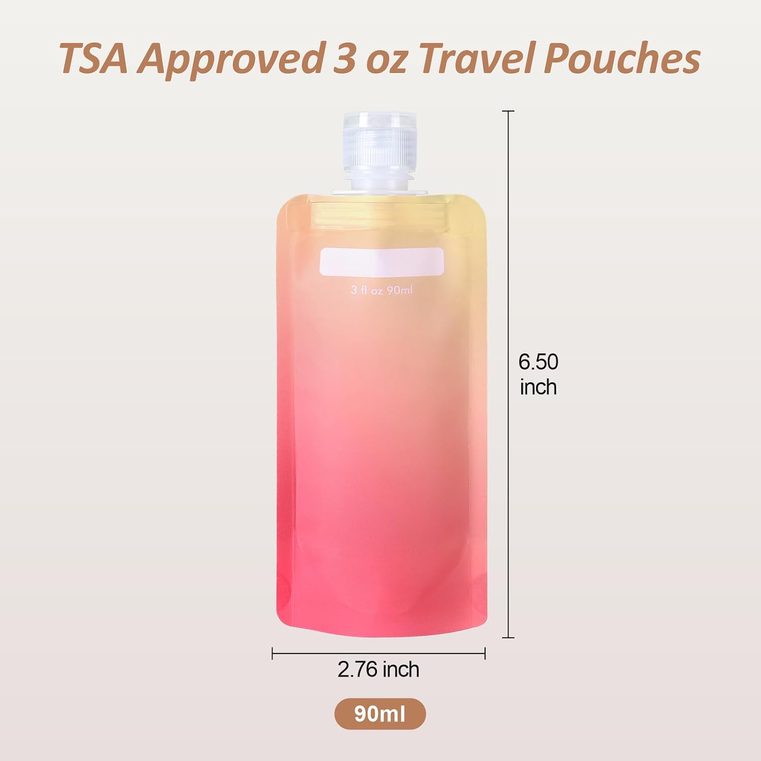 PACKISM 12 Pack Travel Pouches for Toiletries - 90ml 3 oz Liquid Containers - Image 7