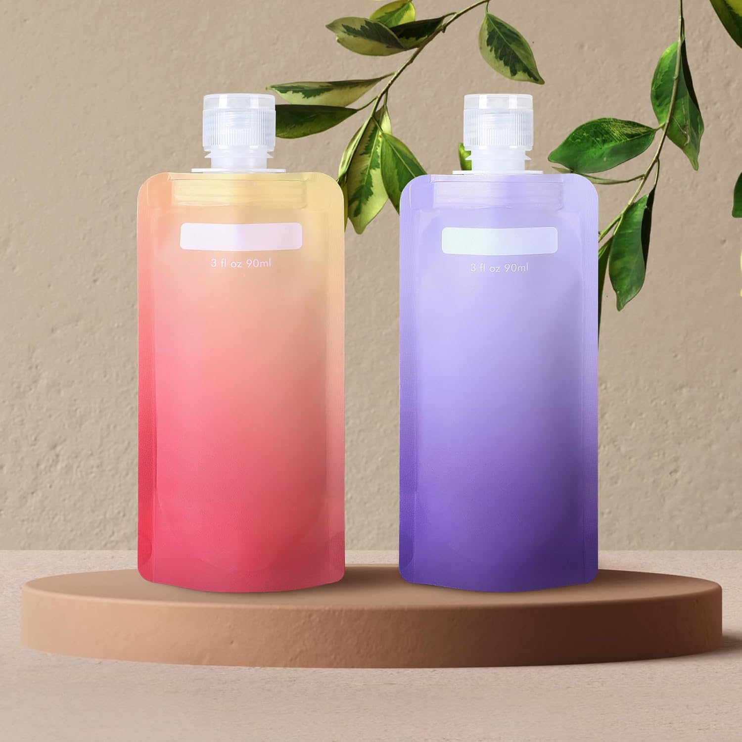 PACKISM 12 Pack Travel Pouches for Toiletries - 90ml 3 oz Liquid Containers - Image 8