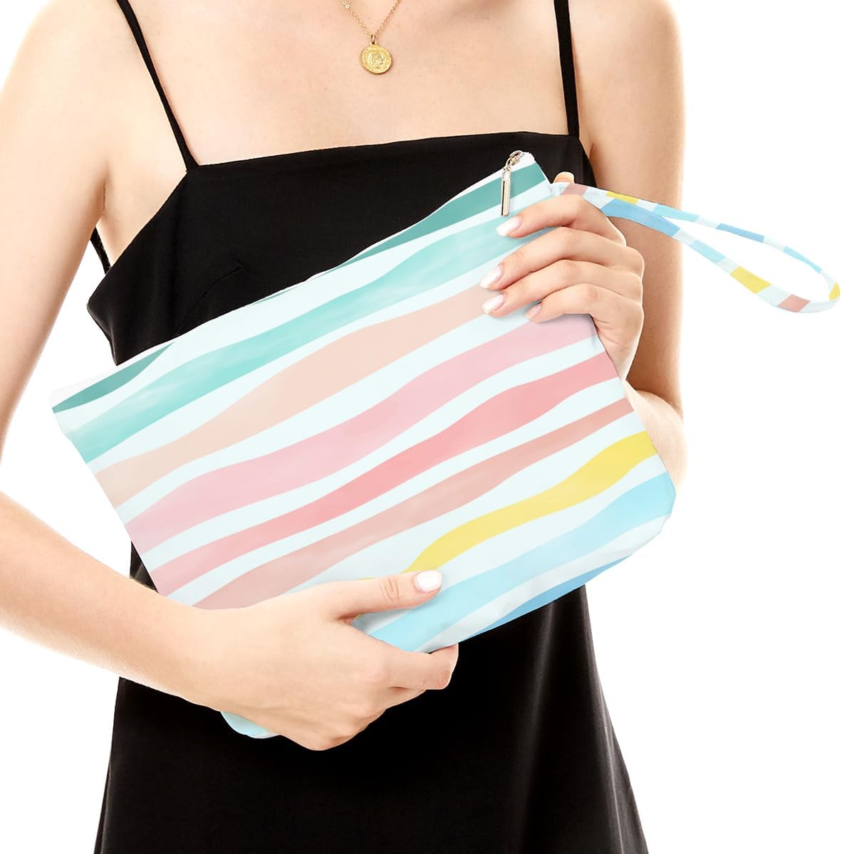 Fokongna Wet Dry Bag – Waterproof Travel Bag, Large Zipper Pouch for Swimsuits, Diapers, Toiletries, Makeup for Women & Girls - Image 2